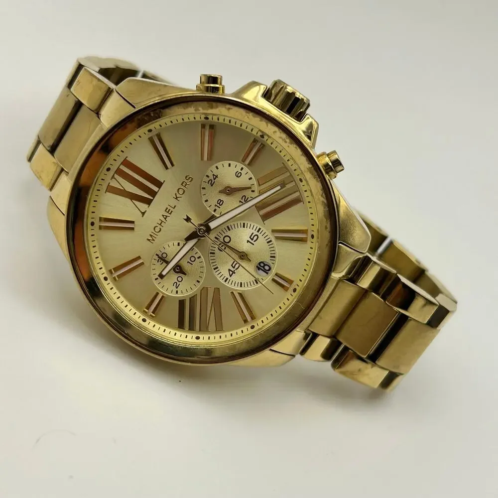 Michael Kors MK5711 Chronograph Gold-tone Stainless Steel Bracelet Watch